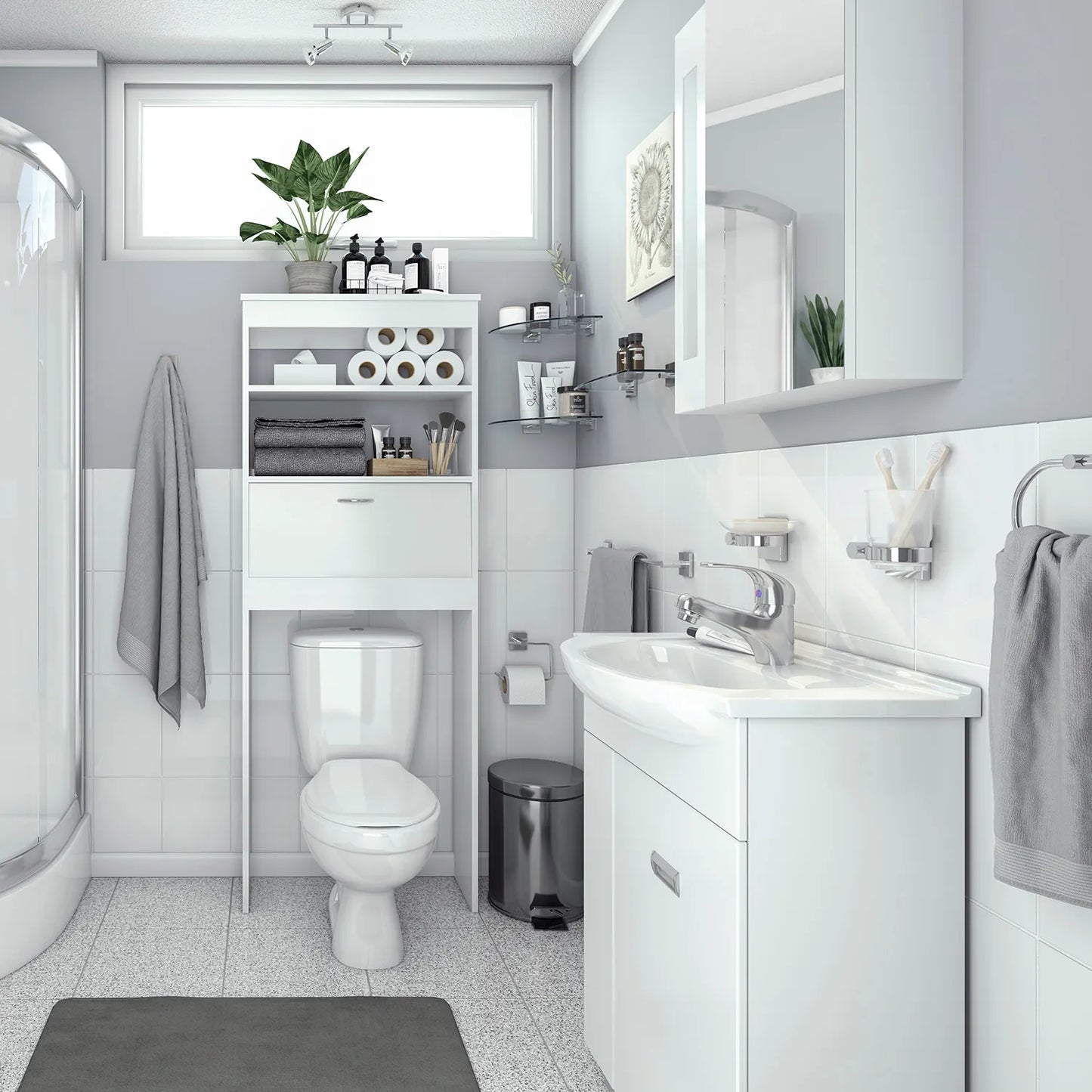 CERAMICA MURO BLANCA BRILLANTE 20X30 CJ 1,5 M2