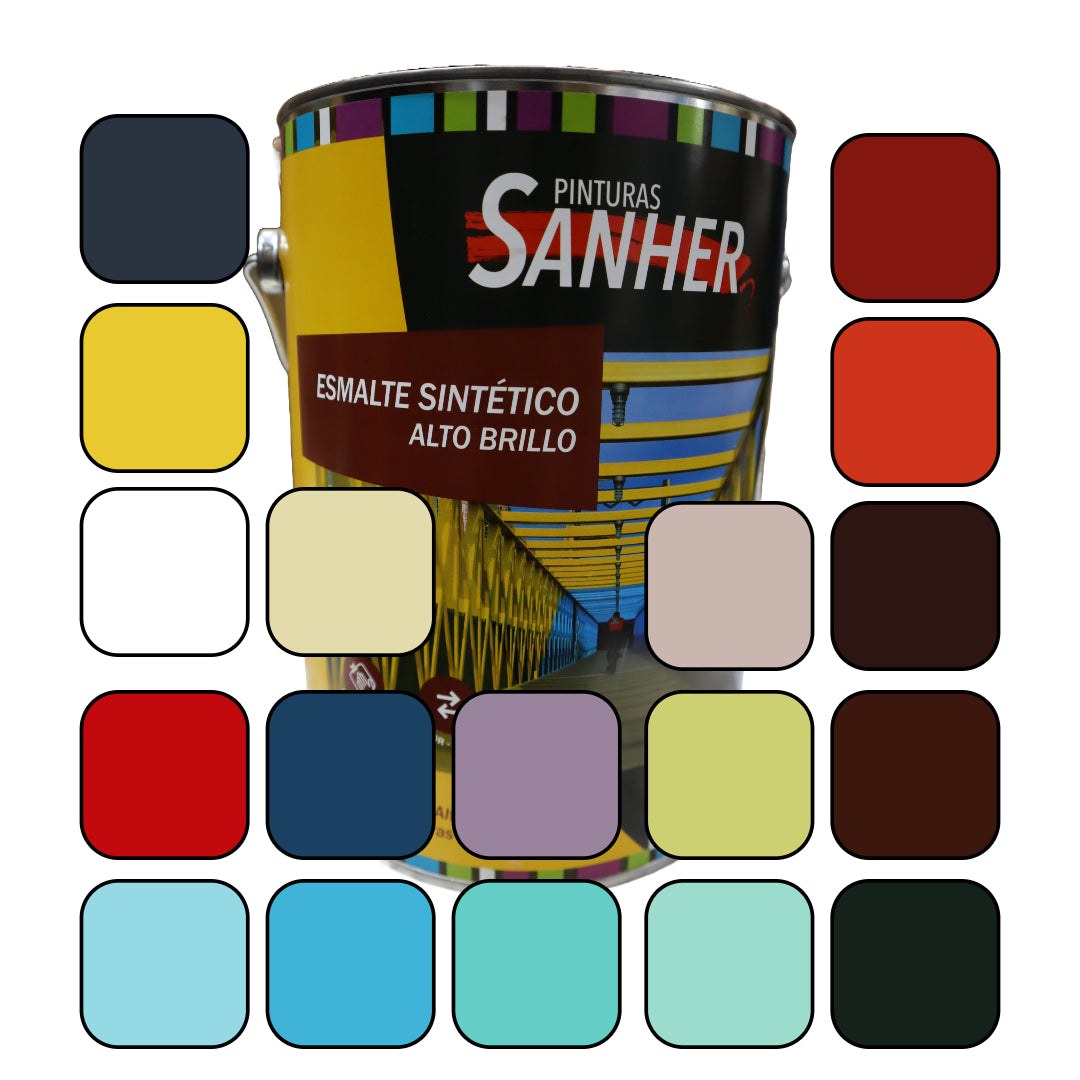 ESMALTE SINTÉTICO SANHER GALÓN - COLORES