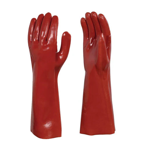 GUANTE PVC ROJO