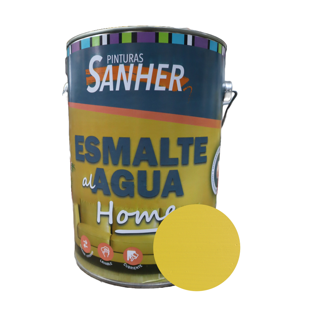 ESMALTE AL AGUA GALÓN SANHER - COLORES