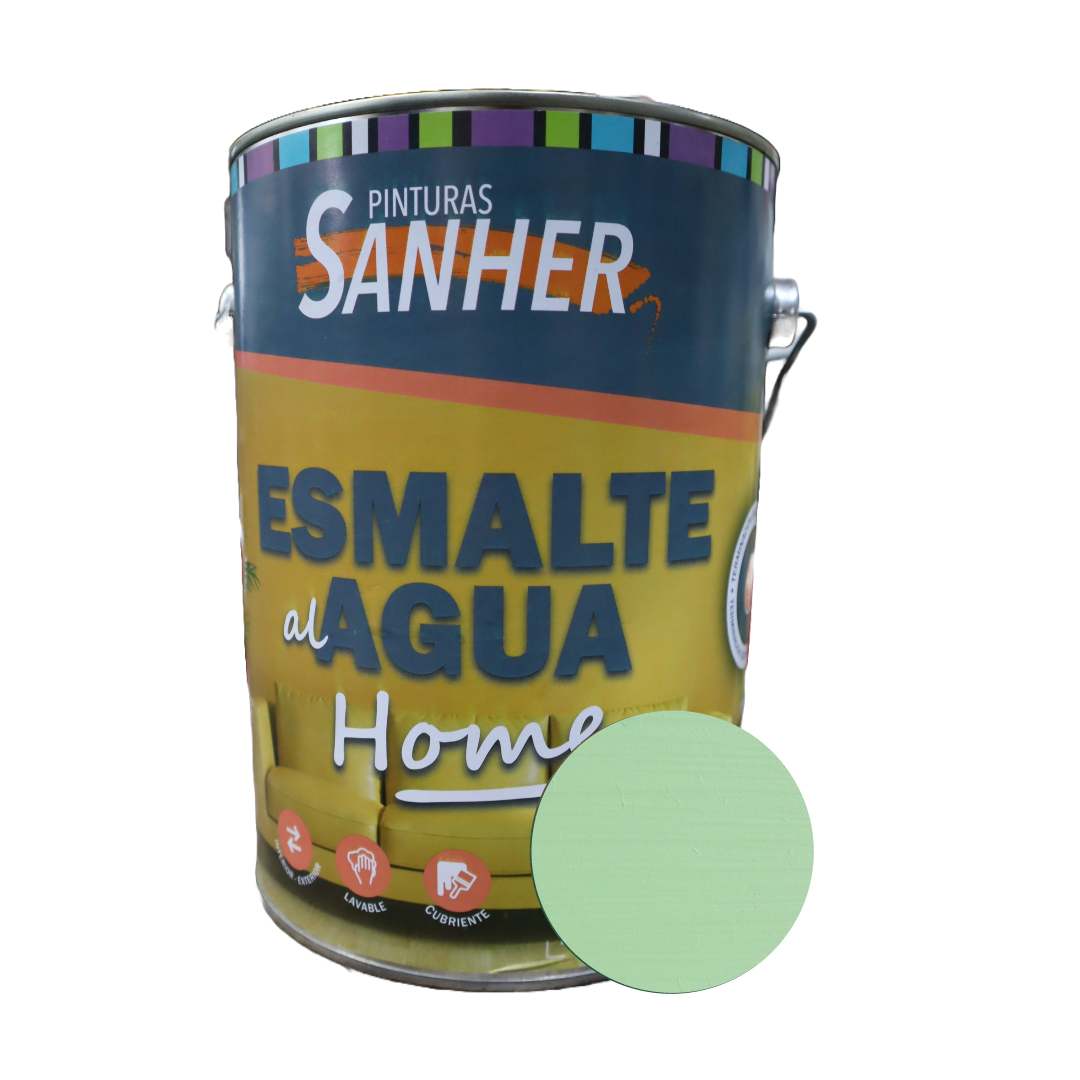 ESMALTE AL AGUA GALÓN SANHER - COLORES