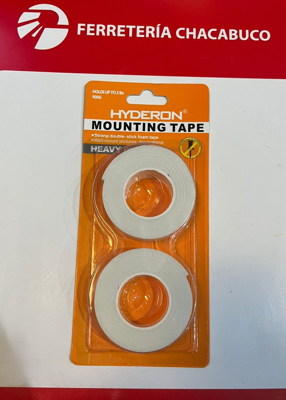 DISPLAY CINTA DOBLE FAZ 18MM X 5MTS
