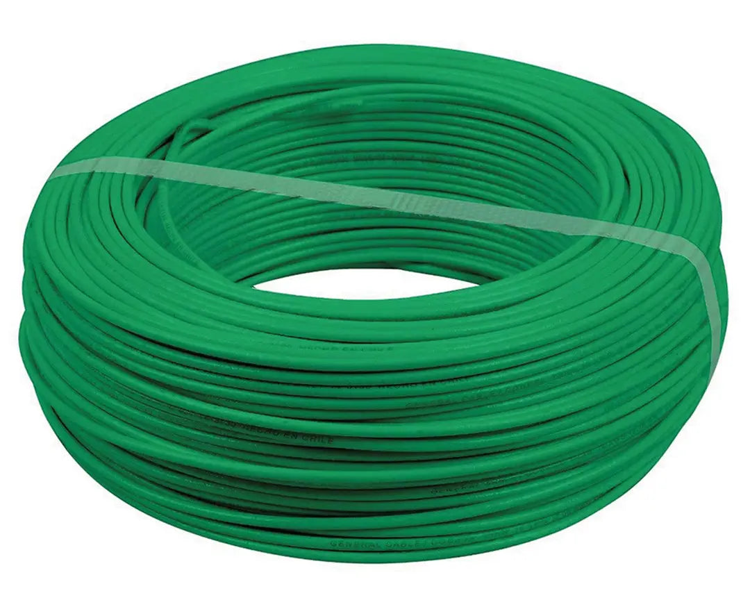ALAMBRE GENLIS NYA 2.5 MM VERDE H07V-U 10 MT