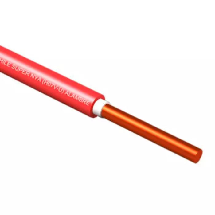 ALAMBRE GENLIS NYA 1.5 MM ROJO H07V-U 100 MT