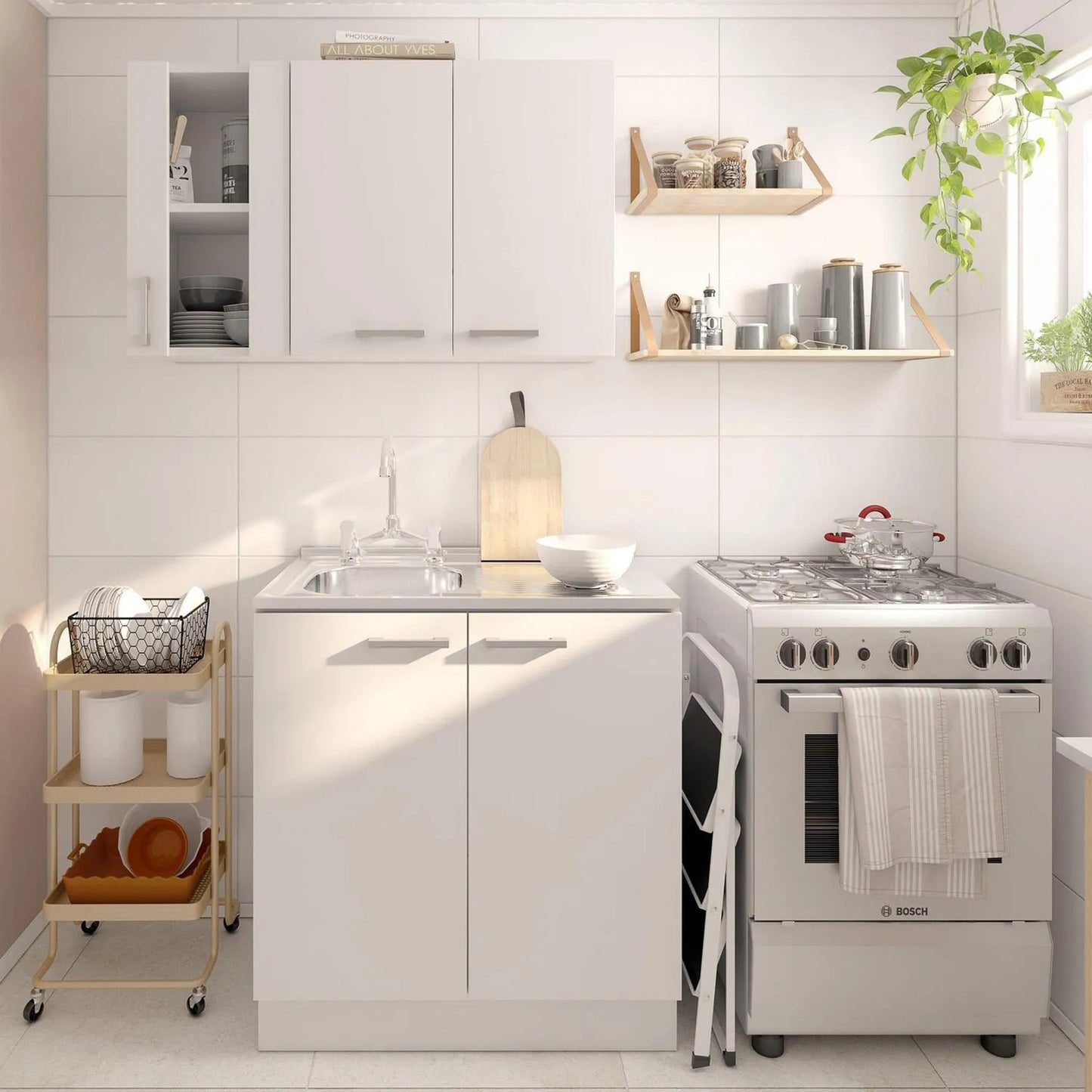 CERAMICA BLANCA BRILLANTE NEW 30 X 60 1.62MTS