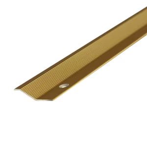 CUBREJUNTA METALICA 1 MT ORO DEVA CON DESNIVEL