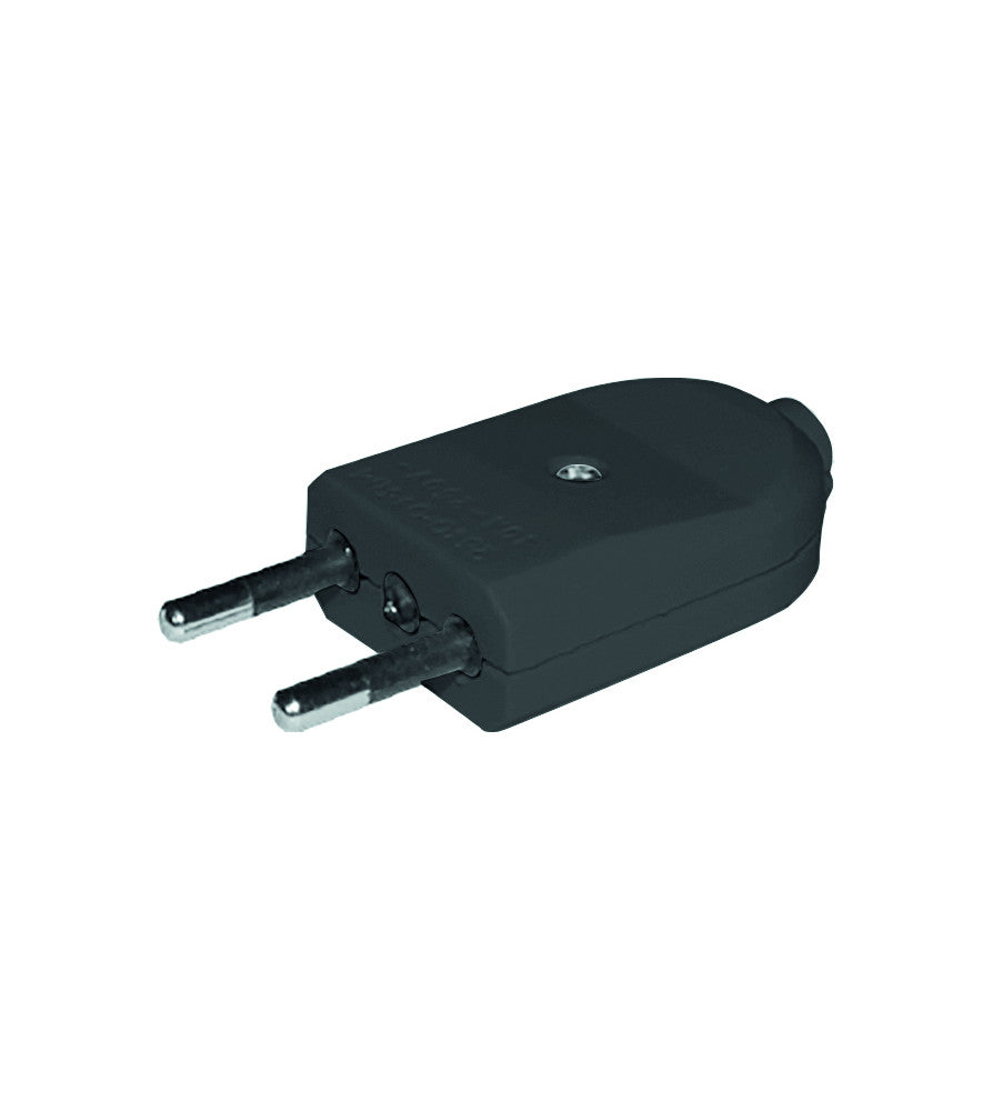 MACHO VOLANTE 10A S/TIERRA 2PATAS NEGRO
