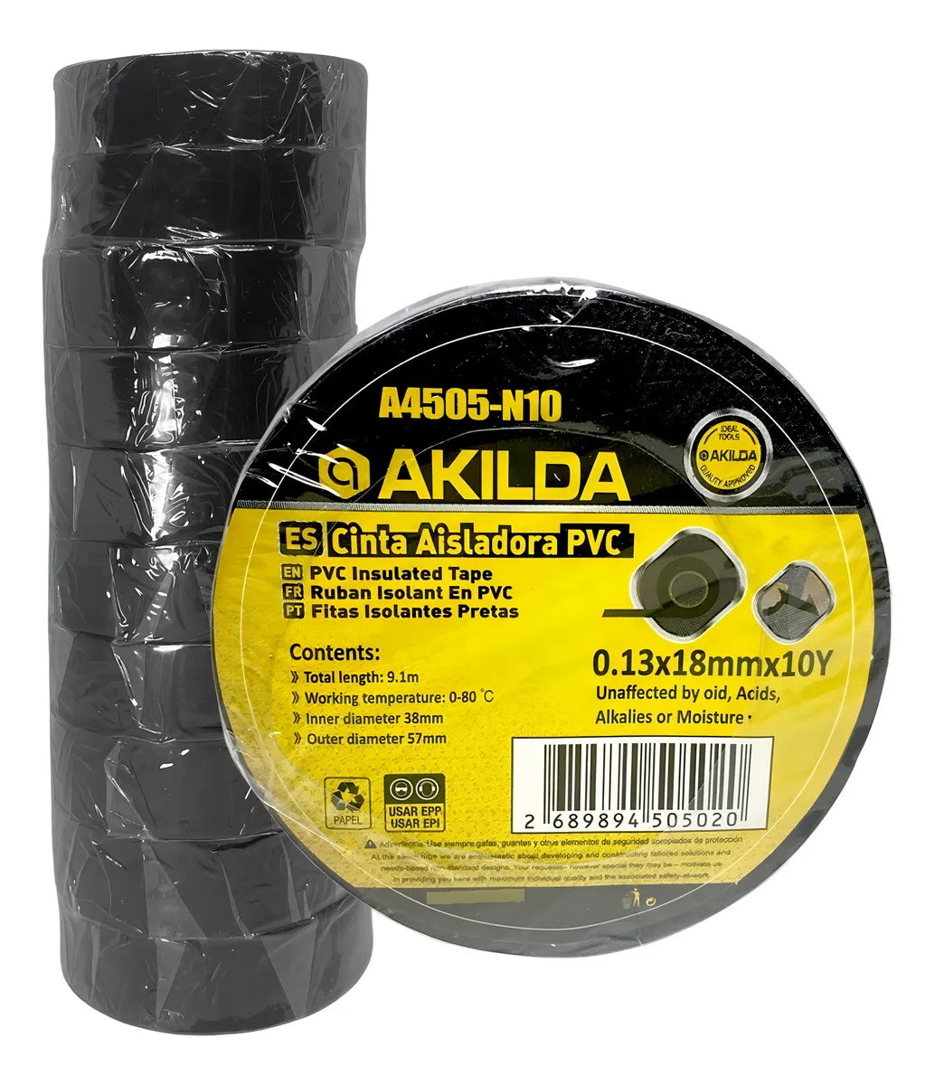 HUINCHA AISLADORA 20M GENERICO NEGRO