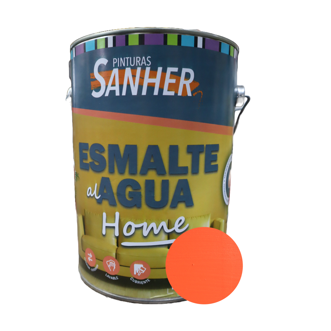 ESMALTE AL AGUA GALÓN SANHER - COLORES