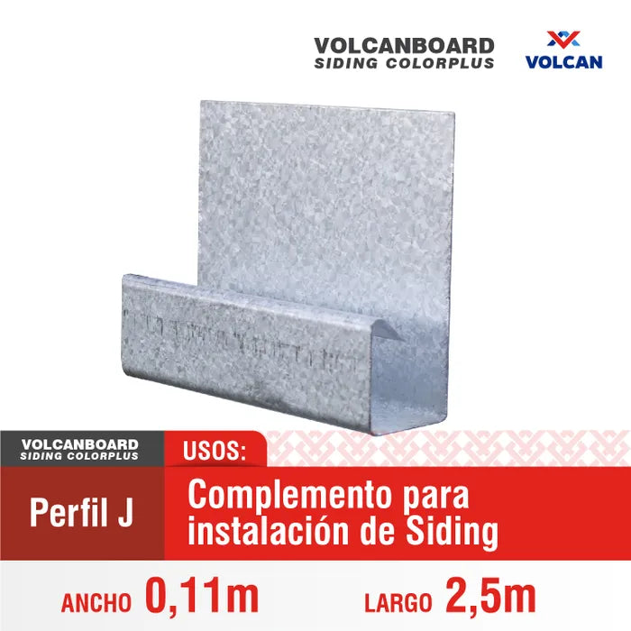 PERFIL J 110X2500X0.5MM