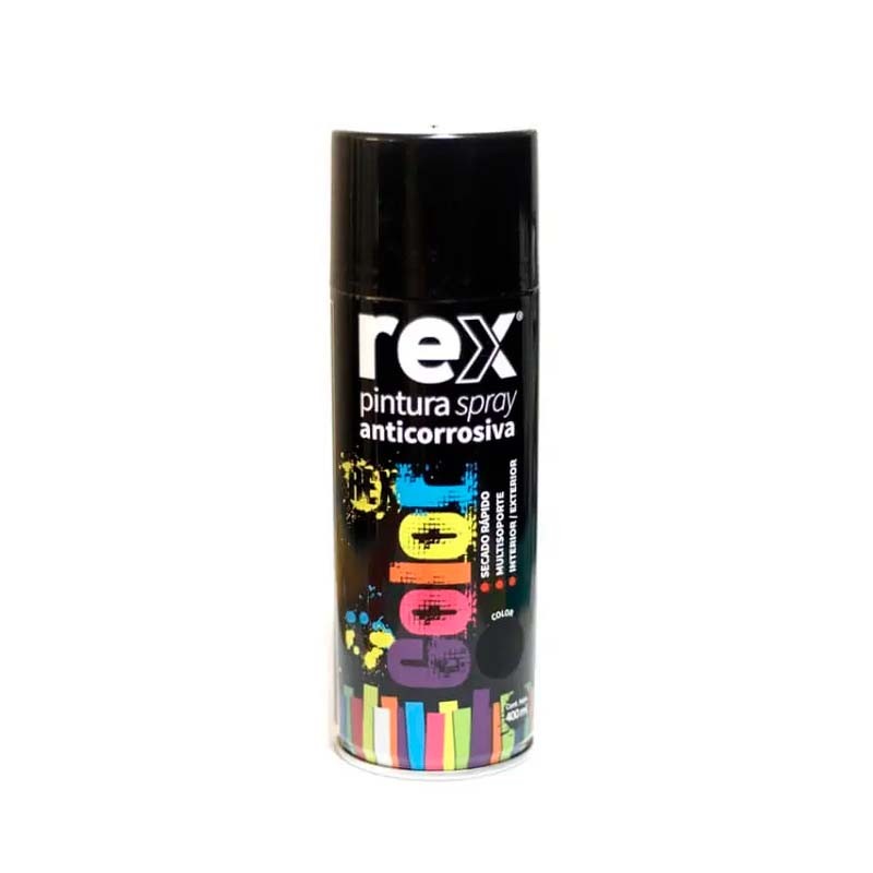 SPRAY ANTICORROSIVO NEGRO 400ML REX