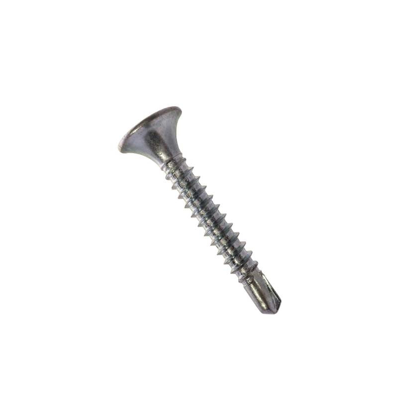 TORNILLO ZINCADO VOLC PUNTA BROCA 1X6" 100UDS