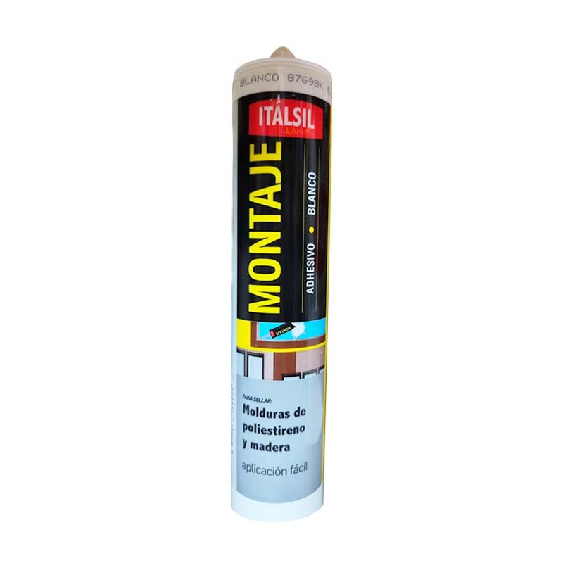 SILICONA ADHESIVO DE MONTAJE 280ML