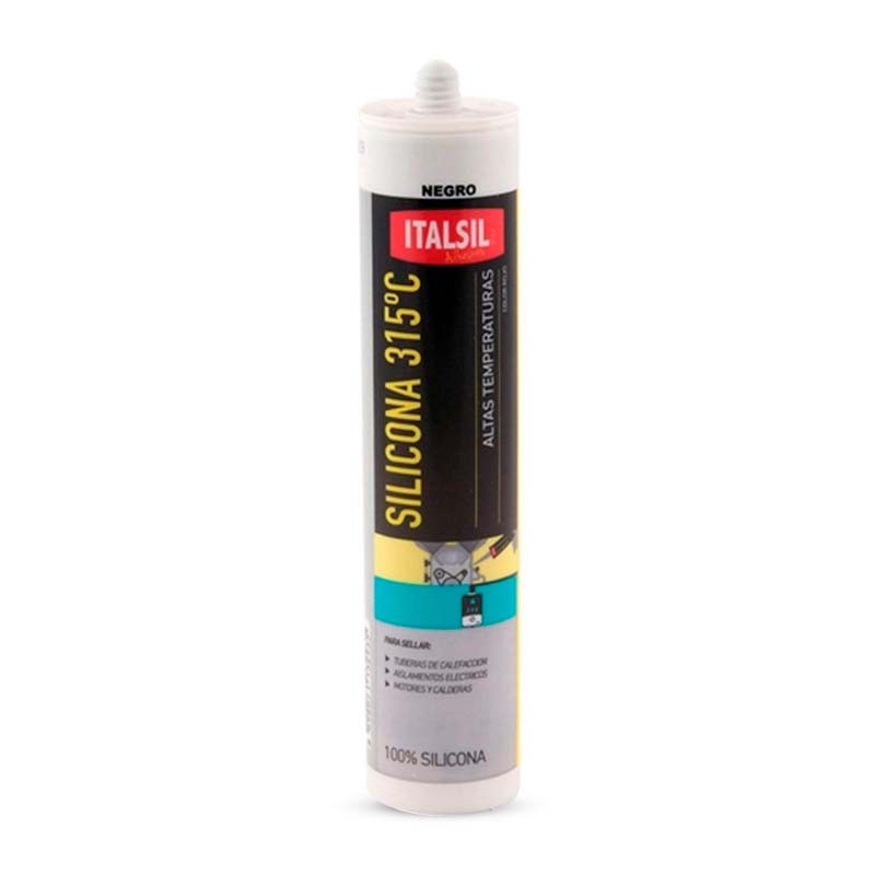 Silicona Alta Temperatura Negra 300ML Italsil Para Sellar Tuber as De silicona-alta-temperatura-negra-300ml-italsil-para-sellar-tuber-as-de