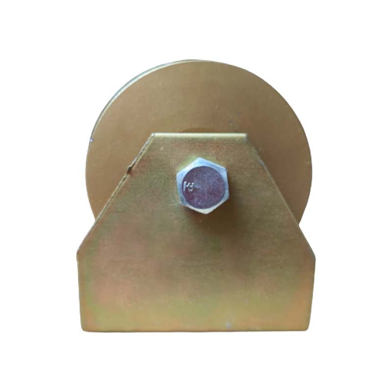 RUEDA PORTON CON PLACA 100MM