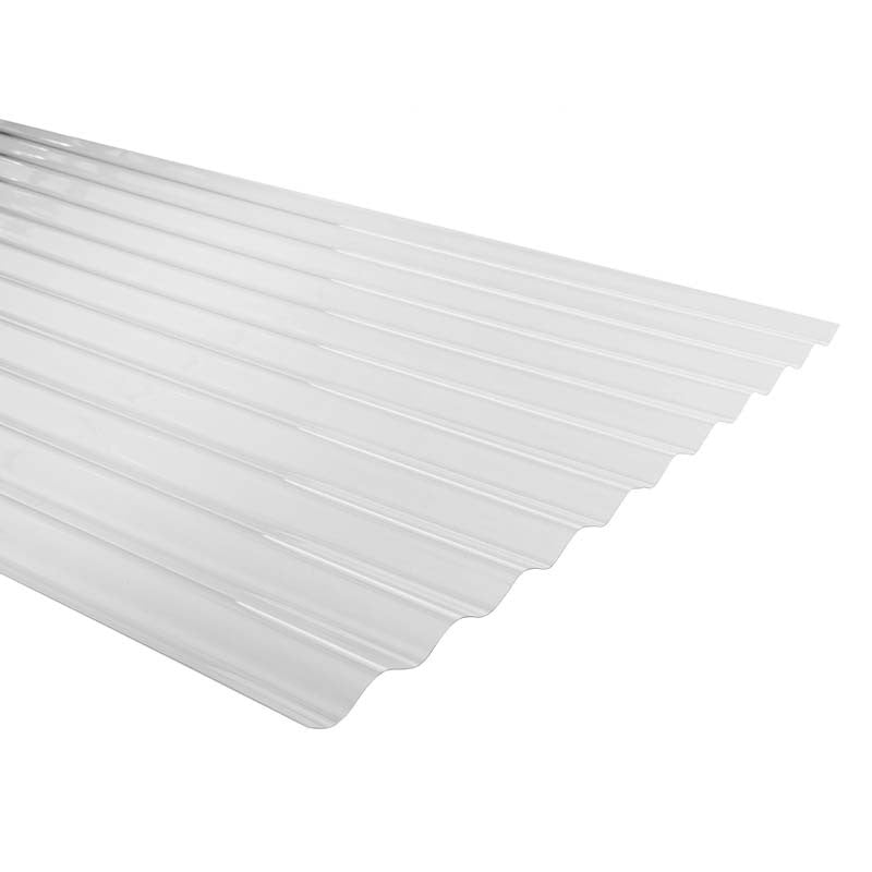 POLICARBONATO ACANALADO TRANSP 0.81 X 0.5MM X 2MTS