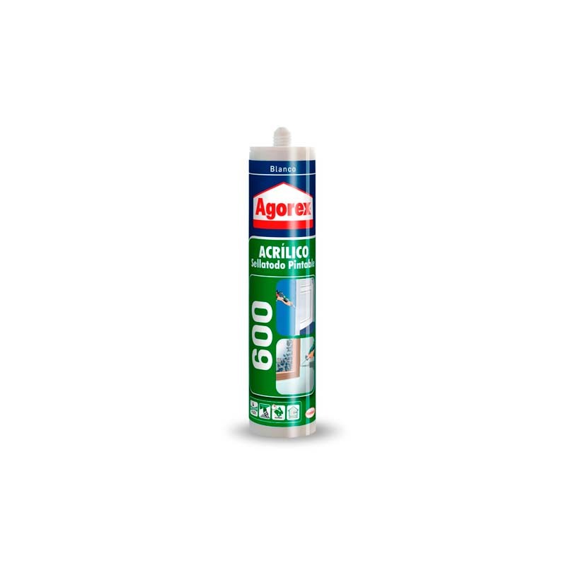 SILICONA ACRILICA AGOREX 600 BLANCO 300ML