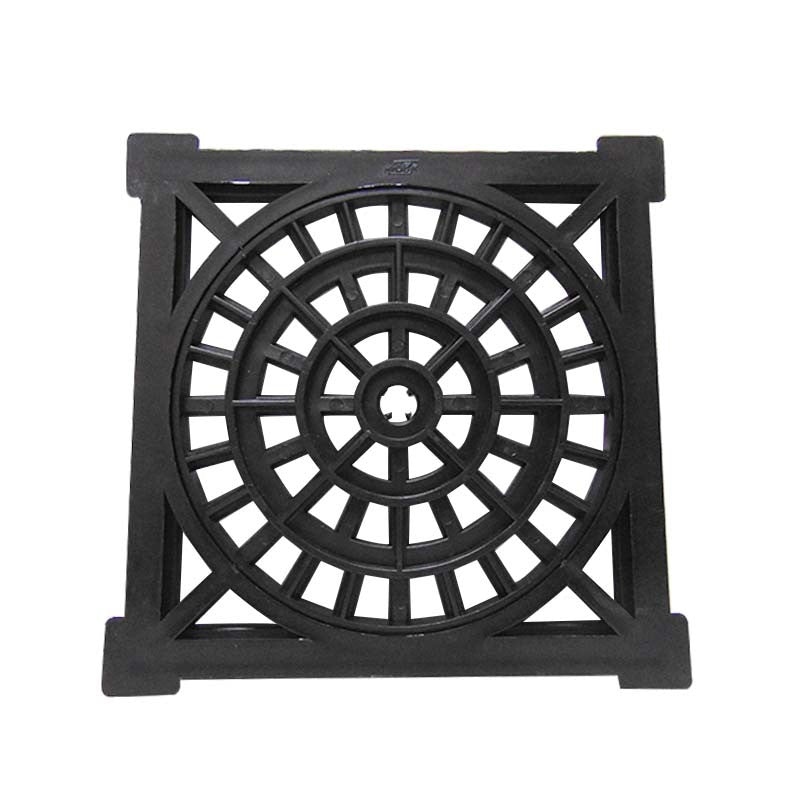 REJILLA CUADRADA PLÁSTICA 15X15 NEGRA