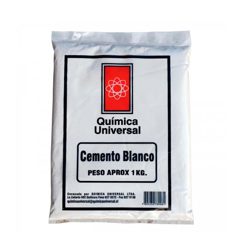 CEMENTO BLANCO 1KG QUÍMICA UNIVERSAL