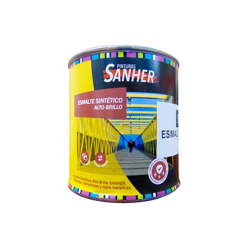 ESMALTE SINTÉTICO BLANCO 200CC SANHER