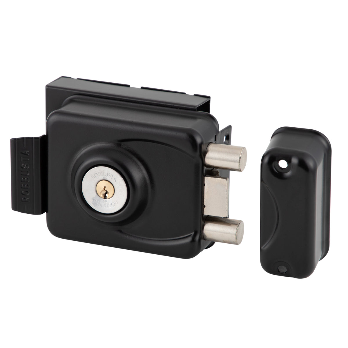 CERRADURA SOBREPONER ROBBUSTA 7100 NEGRA C/CAJA