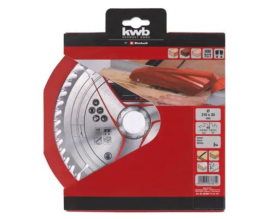 DISCO SIERRA CIRCULAR 210X30MM 48 DIENTES KWB