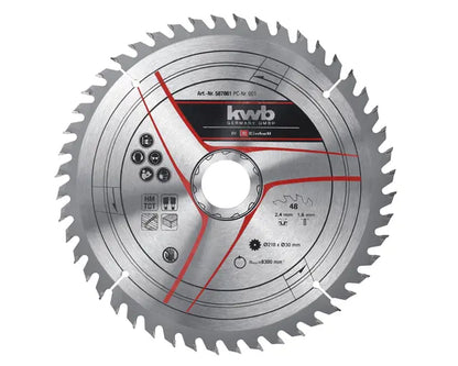 DISCO SIERRA CIRCULAR 210X30MM 48 DIENTES KWB