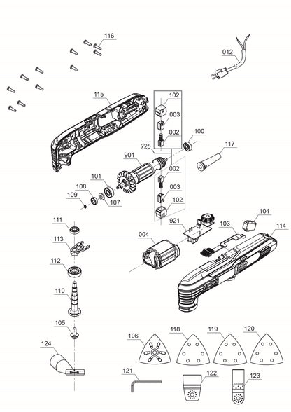 HERRAMIENTA MULTIUSO ELECTRICA MULTIMAX EINHELL TC-MG 250 CE