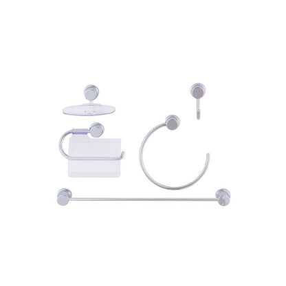 KIT ACCESORIOS 5 PIEZAS ABS BASE DUSCHY