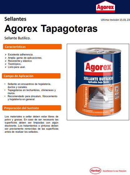 AGOREX TAPAGOTERAS BUTILICO TARRO 900GRS