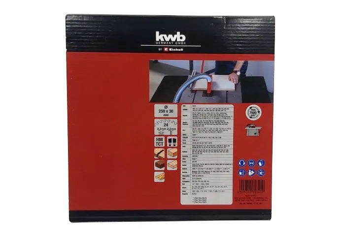 DISCO SIERRA CIRCULAR 250X30MM 24 DIENTES KWB