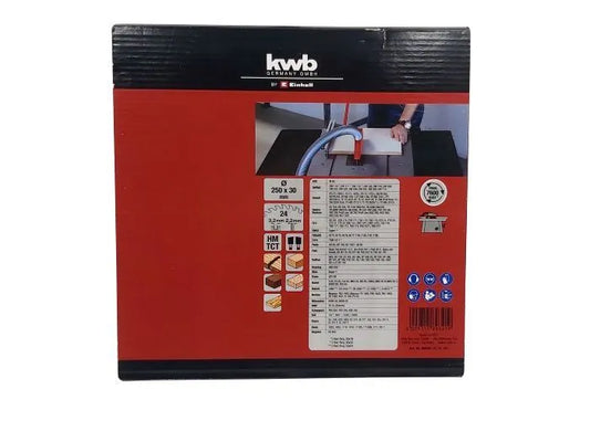 DISCO SIERRA CIRCULAR 250X30MM 24 DIENTES KWB