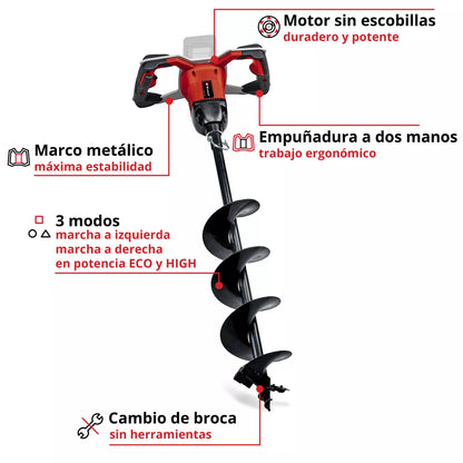 AHOYADOR INALÁMBRICO 18V 150mm 1mt EINHELL GP-EA 18/150