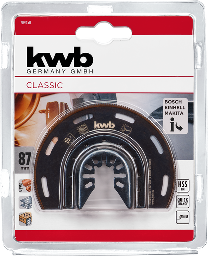 SIERRA DE INMERSION KWB SEMIREDONDA, BIMETAL