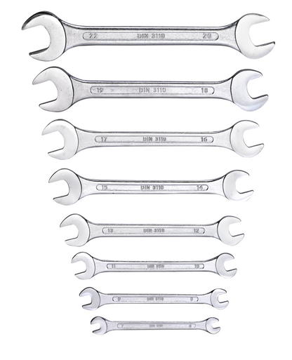 SET 8 LLAVES FIJAS ACERO KWB 6-22MM