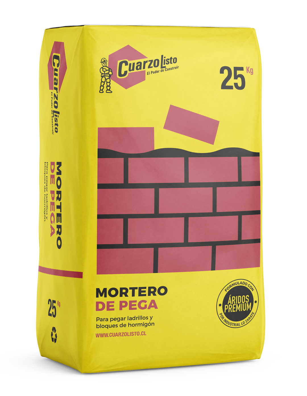 MORTERO PEGA SACO 25KG CUARZOLISTO