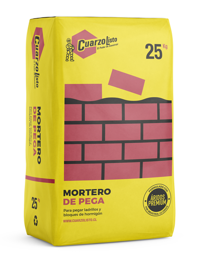 MORTERO PEGA SACO 25KG CUARZOLISTO