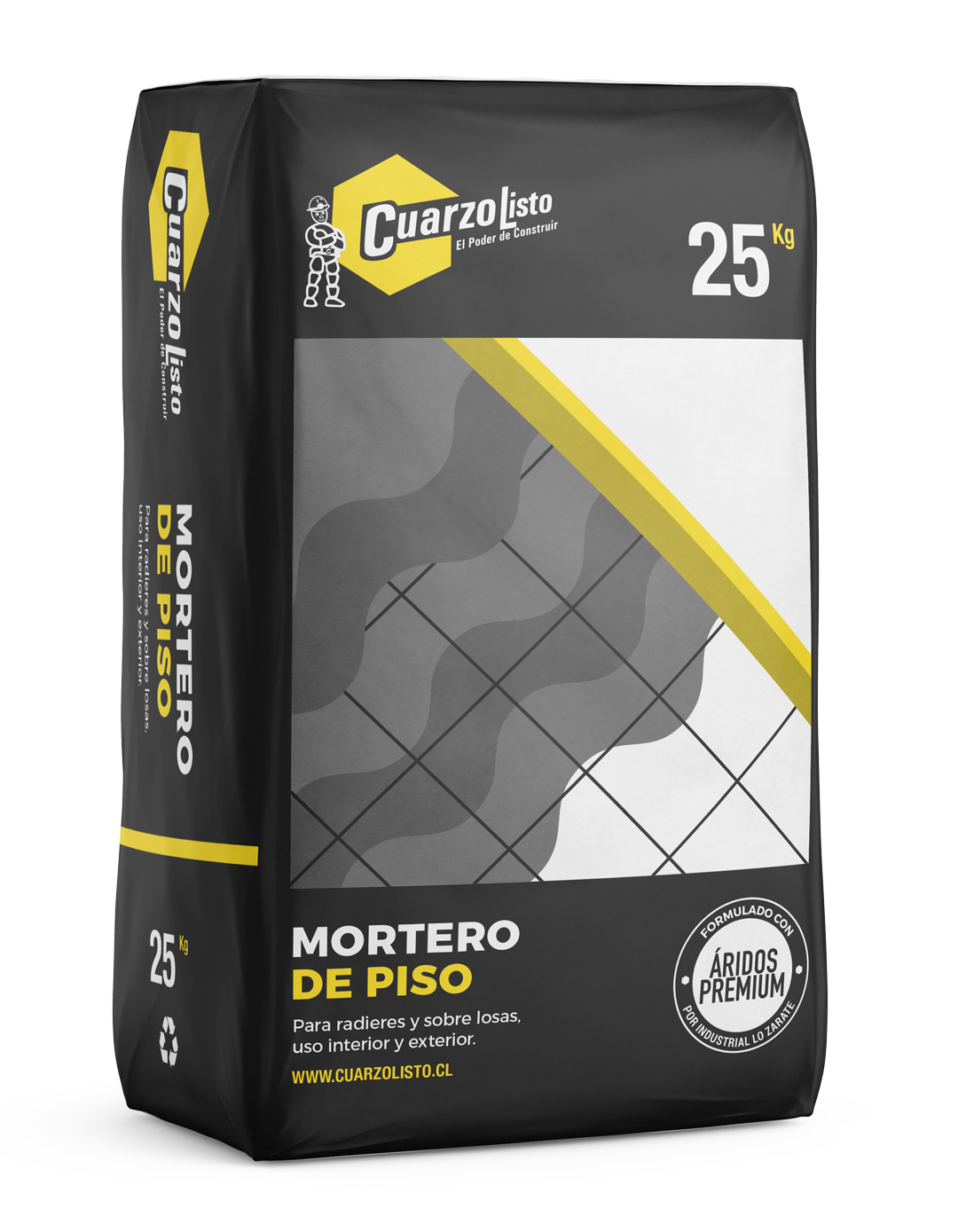 MORTERO PISO SACO 25KG CUARZOLISTO