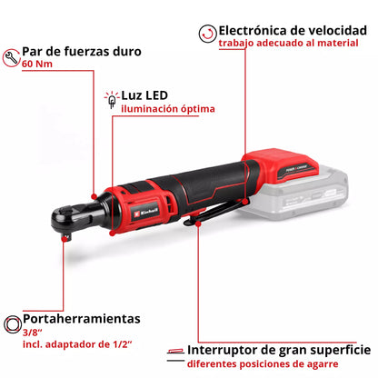 LLAVE CHICHARRA INALAMBRICA 18V 60Nm EINHELL TE-RW 18/60
