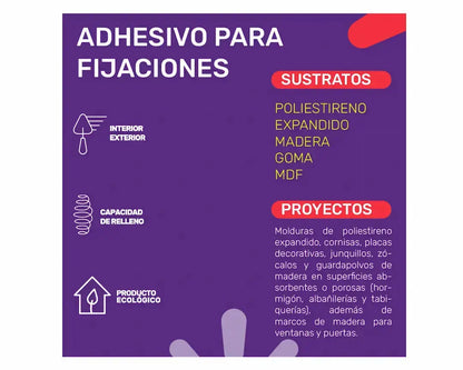 SILICONA ADHESIVO DE MONTAJE AFIX 370GR