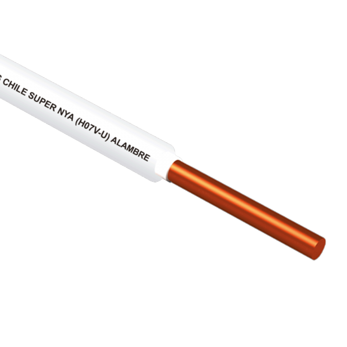 ALAMBRE GENLIS NYA 2.5 MM BLANCO H07V-U 25 MT