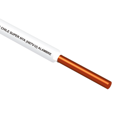 ALAMBRE GENLIS NYA 2.5 MM BLANCO H07V-U 25 MT