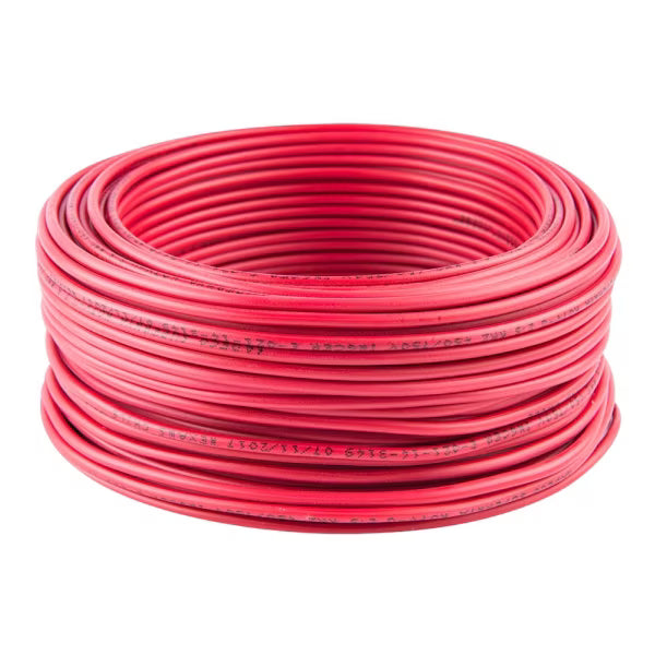 ALAMBRE GENLIS NYA 2.5 MM ROJO H07V-U 100 MT