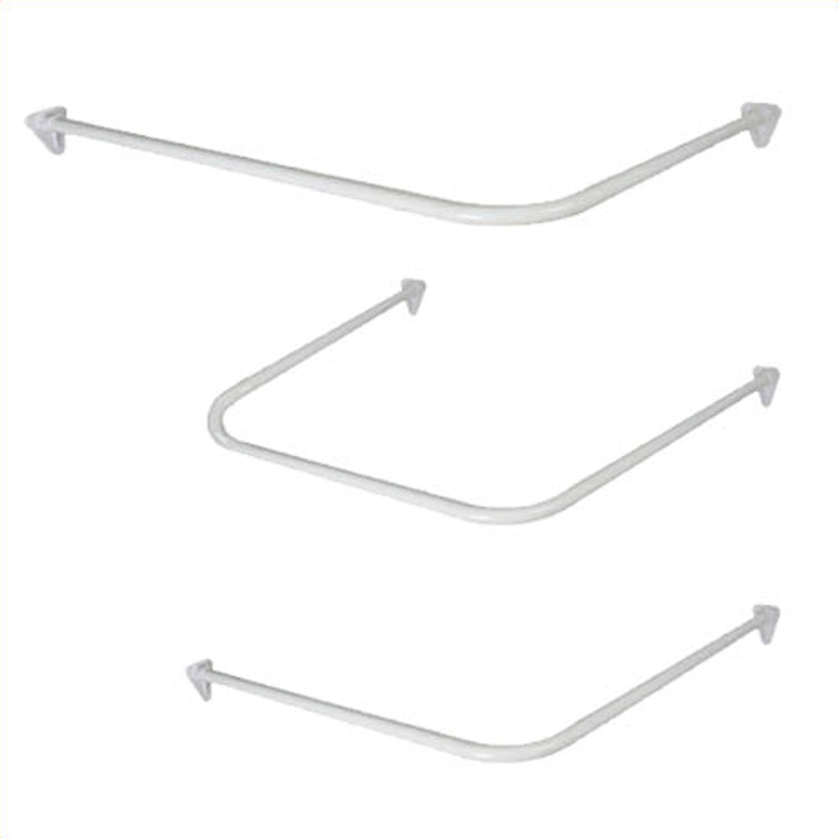 BARRA CORTINA 90X90X90CM CROMO DUSCHY