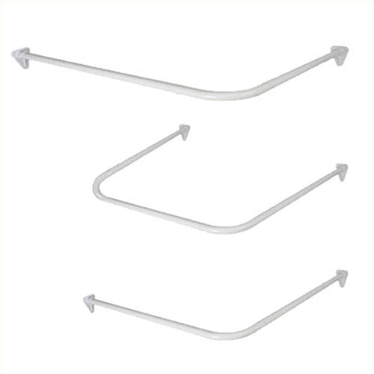 BARRA CORTINA 90X90X90CM CROMO DUSCHY