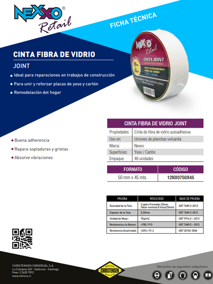 CINTA ADHESIVA VOLCANITA 48MMX45MT