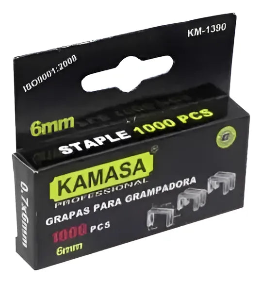 CORCHETE 6MM CAJA NEGRA