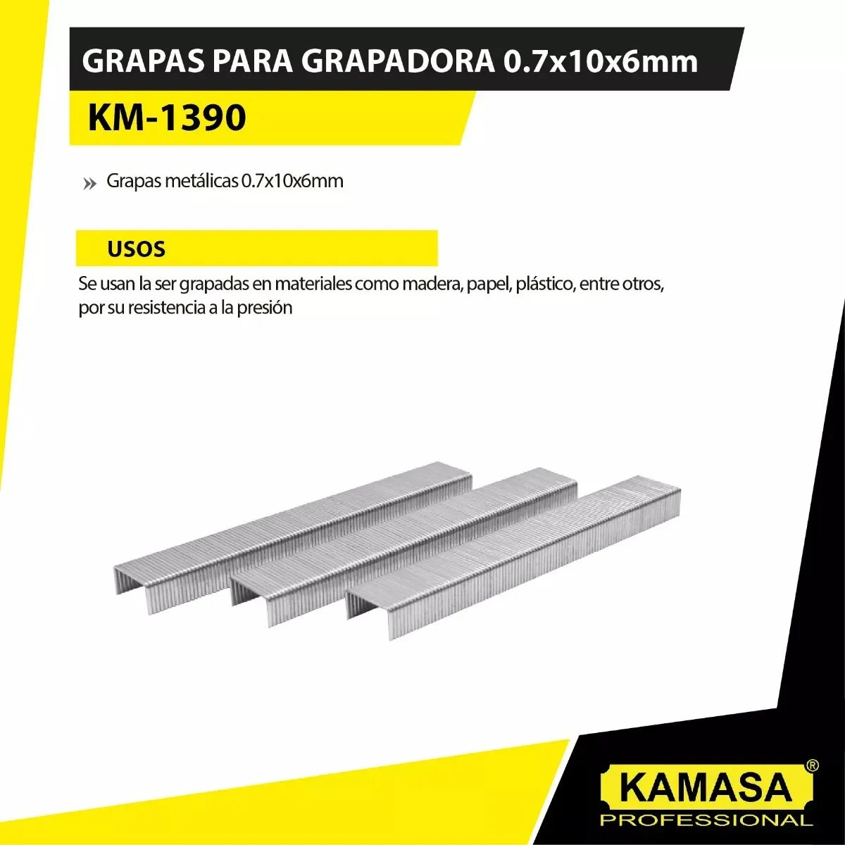 CORCHETE 6MM CAJA NEGRA