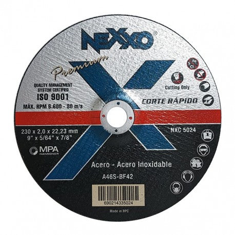 DISCO CORTE METAL 9 X 1.6MM STANDAR