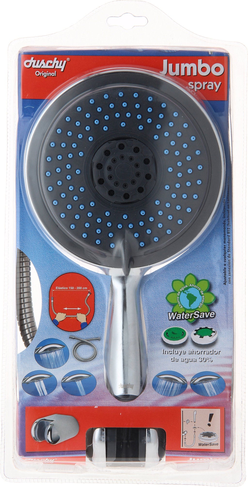 JUEGO DUCHA JUMBO CROMO DUSCHY